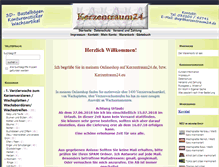 Tablet Screenshot of kerzentraum24.de